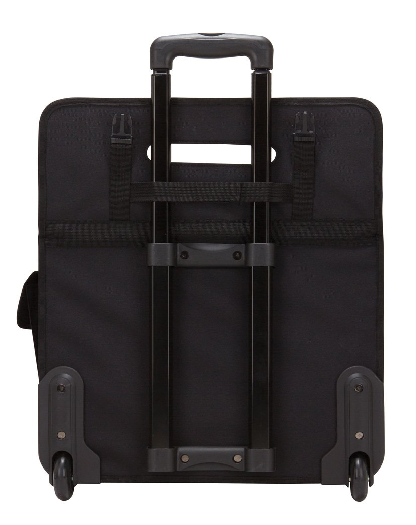 Portable Rolling Sample Case with Wheels - Durable & Lightweight for Trade Shows, Business Travel, and On-the-Go Professionals