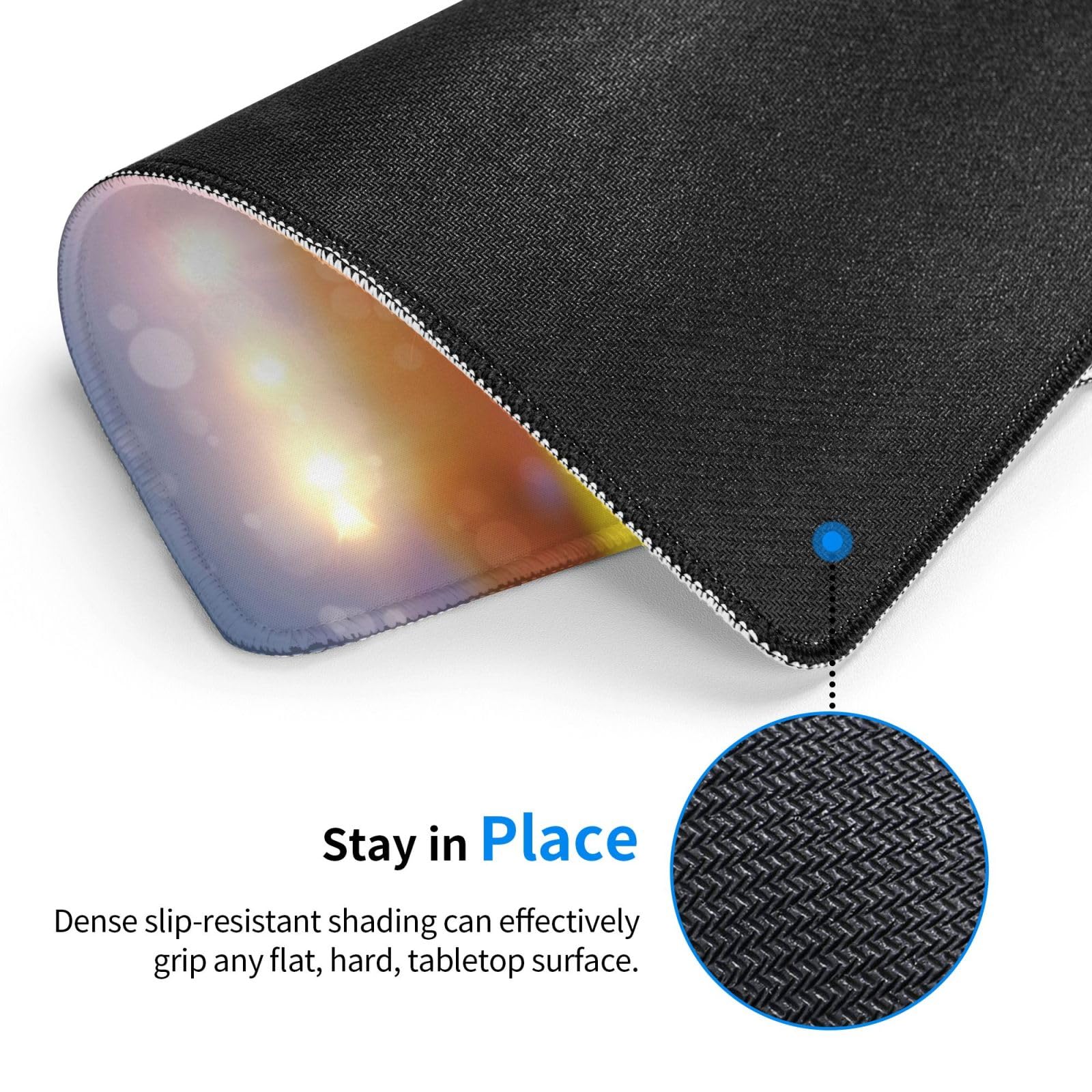 Waterproof Non-Slip Gaming Mouse Pad with American Football Design - Perfect for Office, Computer, and Wireless Mouse Use on Desks | Great for Sports Fans, Gamers, and Workstations