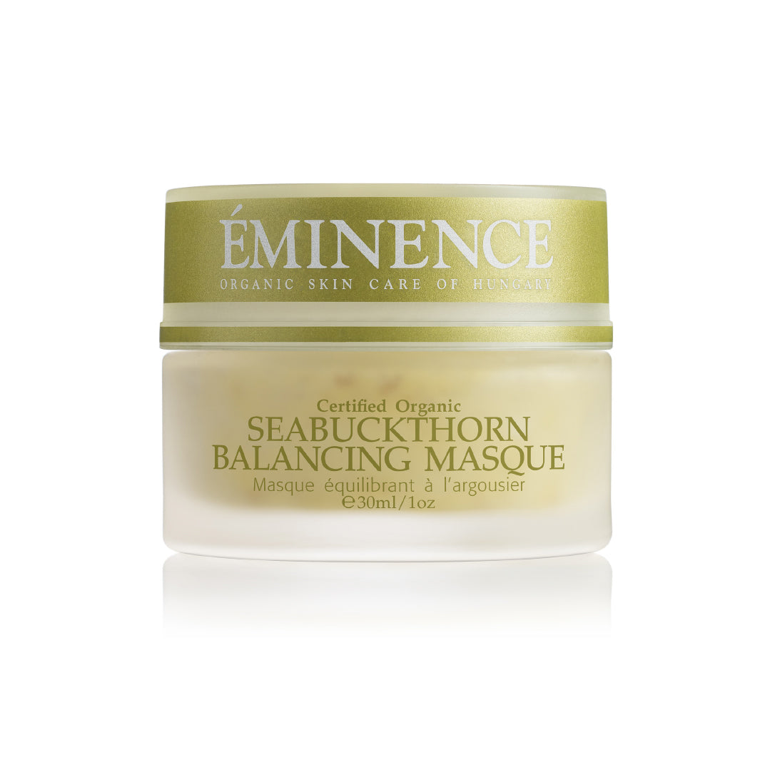 Eminence Organics Seabuckthorn Balancing Mask - Hydrating & Brightening Facial Treatment for Dry & Dull Skin - Perfect for Spa Nights & Self-Care Routines