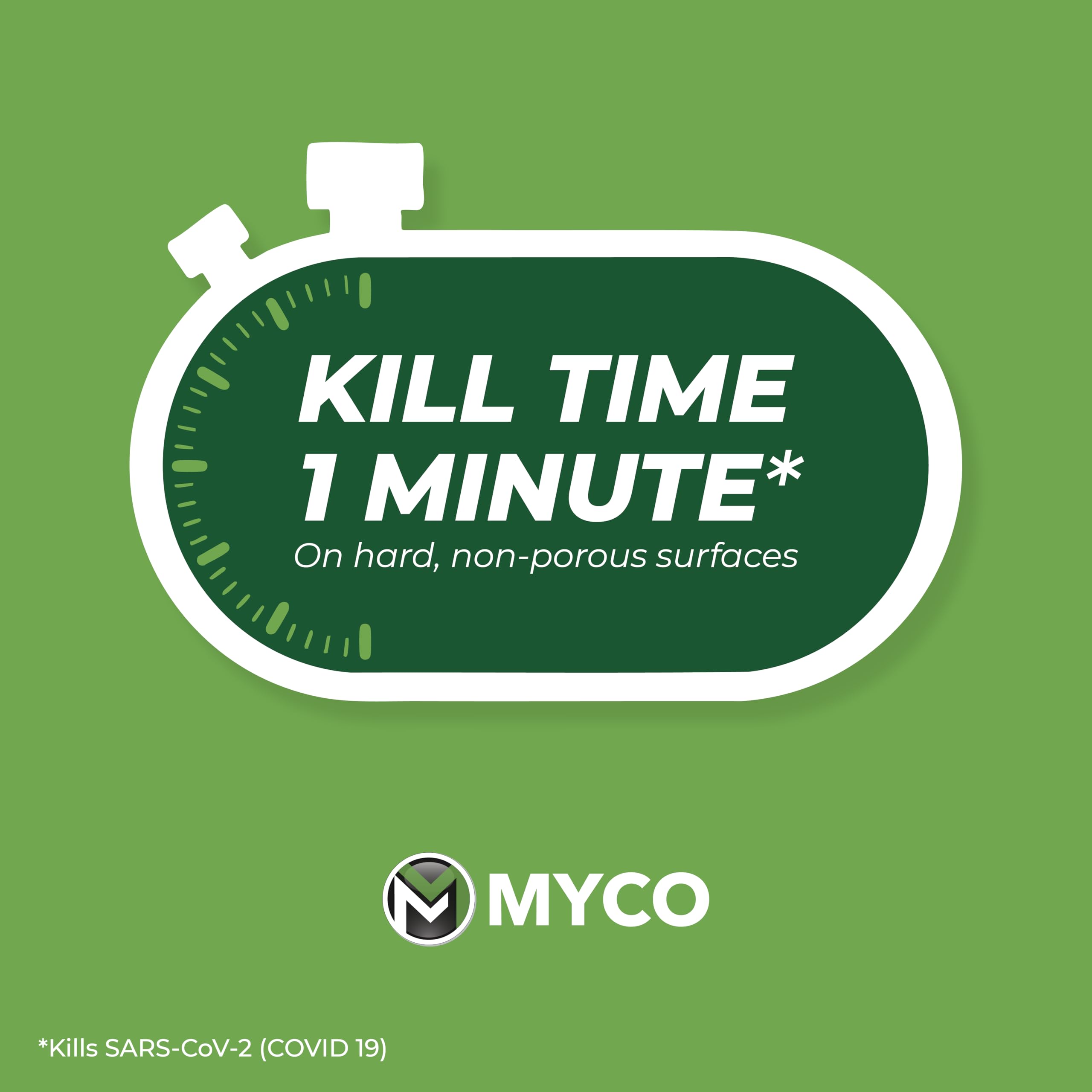 Myco Mold Control Concentrate - EPA Registered Disinfectant & Cleaner for Mold Remediation | Hospital-Grade Formula for Homes, Hospitals, Schools & Commercial Use | 1 Gallon | Ideal for Bathrooms, Basements & Water-Damaged Areas