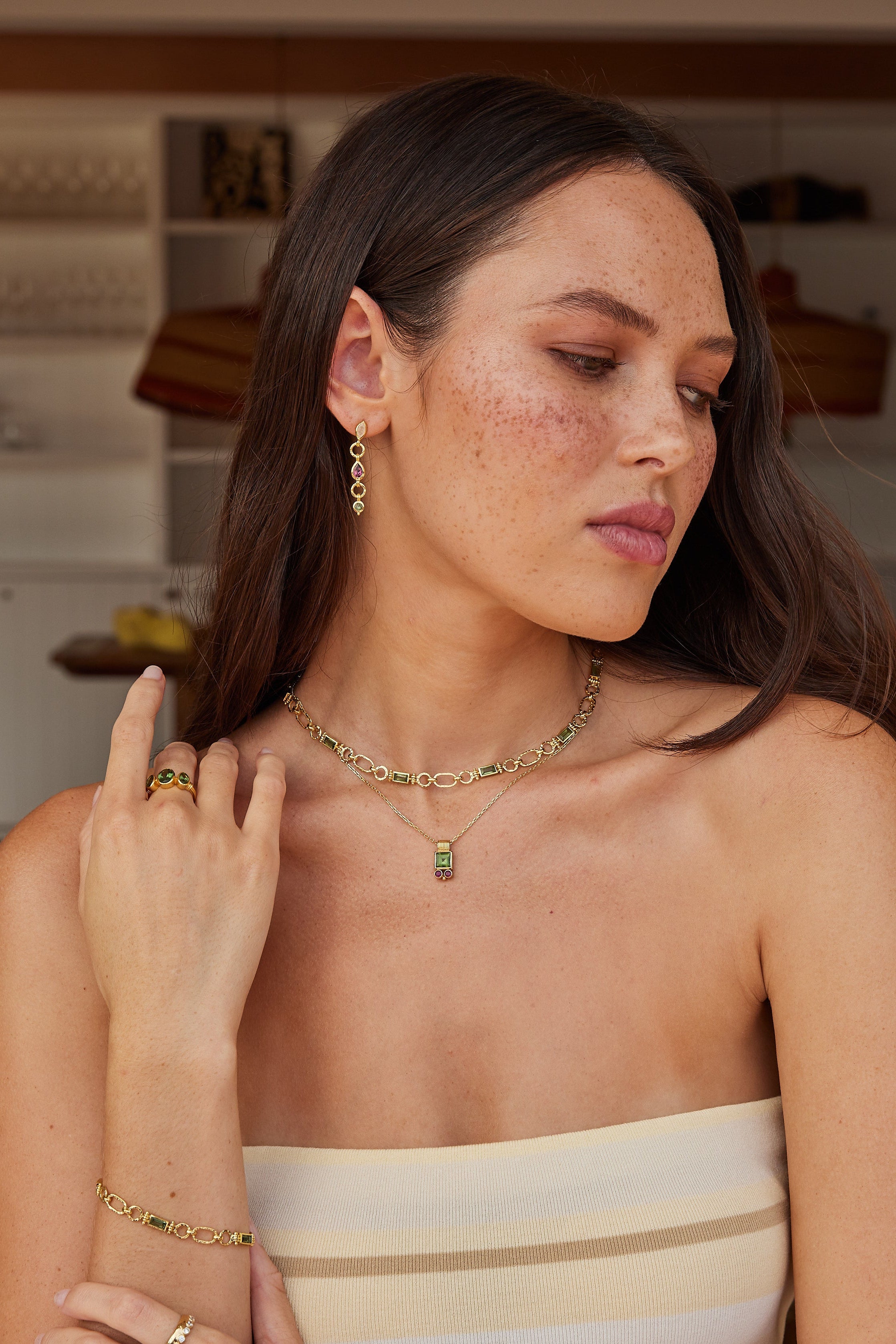 Adela 14K Gold Necklace for Women - Elegant Layering Chain Jewelry - Perfect for Everyday Wear, Gift Giving & Special Occasions