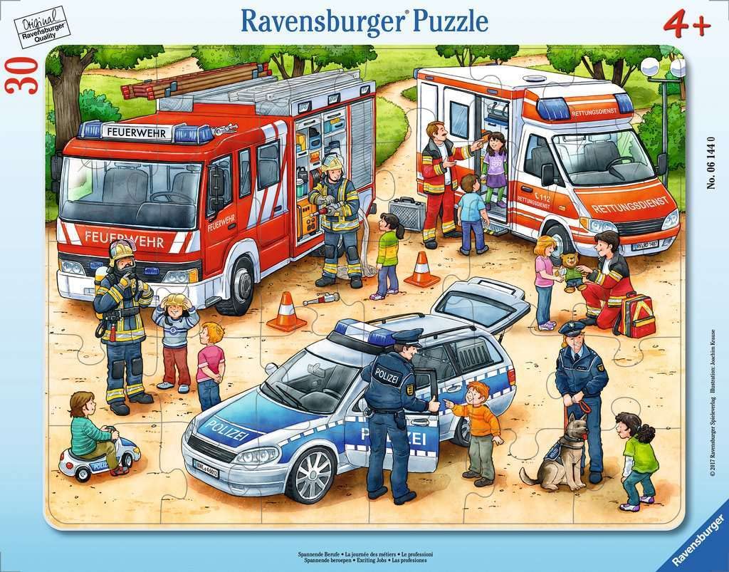 Ravensburger 00.006.144 Professions Puzzle for Preschoolers - 325mm x 245mm Educational Jigsaw Puzzle for Kids Ages 4+ | Perfect for Early Learning, Classroom Activities & Family Game Night