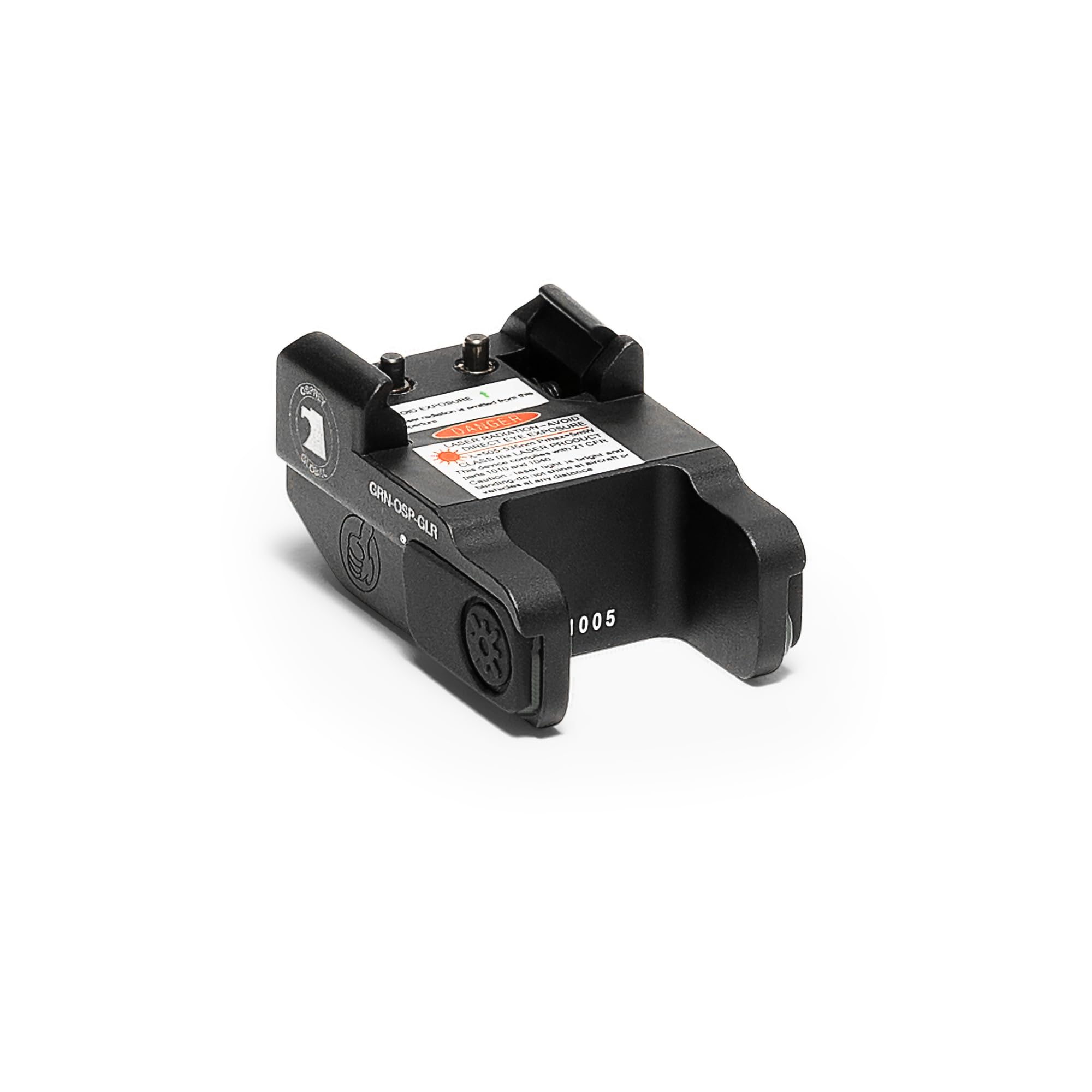 Osprey Global GRN-OSP-GLR Mini Green Low-Profile Weapon Mount Laser Sight - Tactical Laser for Firearms, Hunting & Outdoor Shooting Accessories