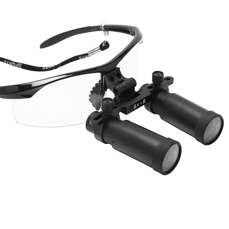 6X Binocular Magnifier Loupes for ENT & Ophthalmology - Professional Surgical Magnifying Glasses for Dentists, Jewelers & Hobbyists | Perfect for Precision Work & Detailed Inspections