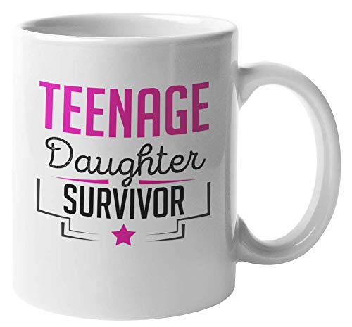 11oz Inspirational Coffee Mug for Teenage Daughters - Funny & Heartwarming Gift for Parents, Family, or Survivors - Perfect for Morning Coffee, Tea, or Office Use