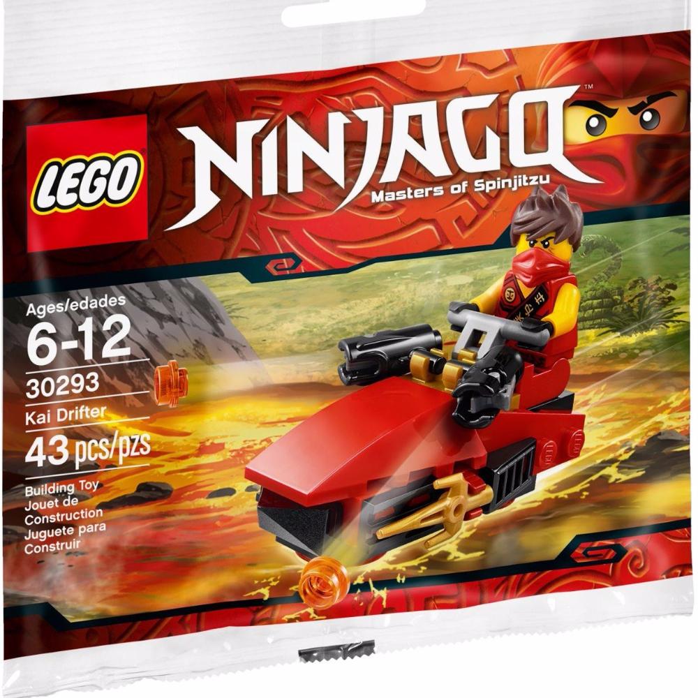 Kai's Drifter Lego Ninjago 30293 Polybag Building Set - Official Lego Ninjago Toy for Kids, Collectible Mini Build - Perfect for Play, Display & Gift Giving