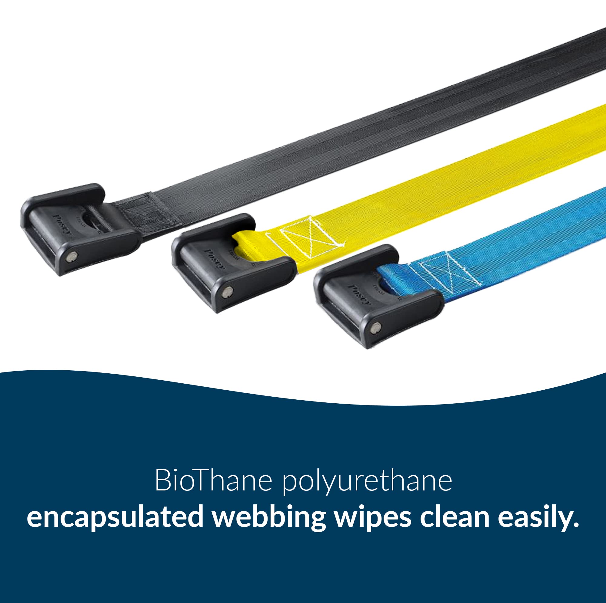Premium EZ Clean Gait Belt with Spring-Loaded Buckle - 60
