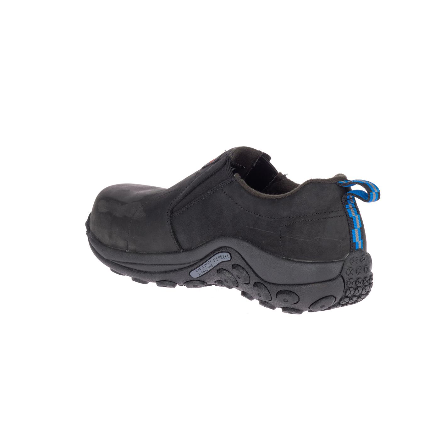 Men's Carbon Fiber Jungle Moc LTR SD Work Shoes - Lightweight Safety Footwear for Construction, Hiking & Outdoor Work (Black)