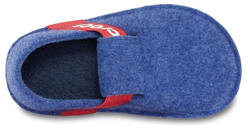 Crocs Kids' Classic Fuzzy Slippers - Soft & Comfortable Slip-On Indoor/Outdoor House Shoes for Boys & Girls - Perfect for Home, School & Playtime