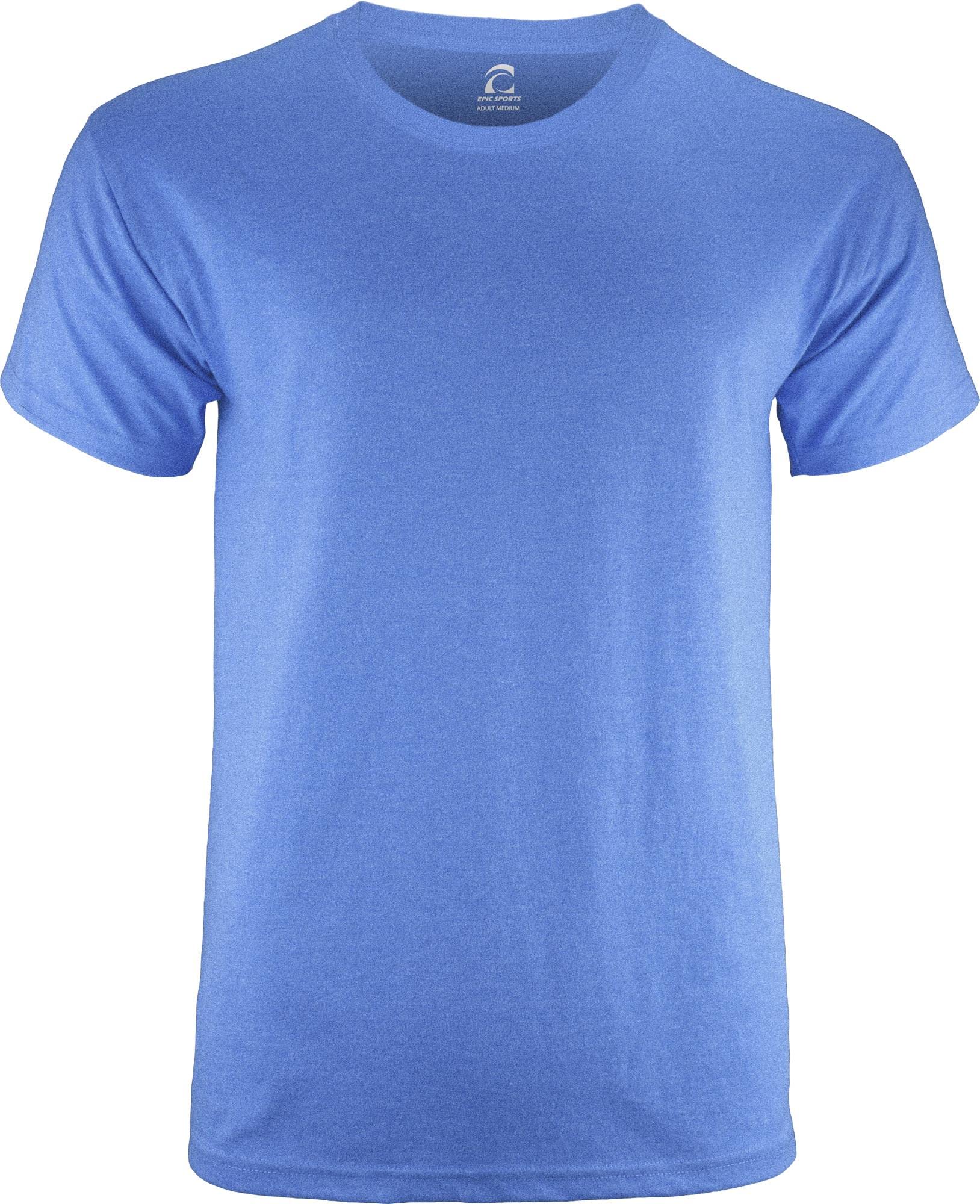 Epic Adult 5.6oz Heavyweight Cotton T-Shirt - Pre-Shrunk, Heather Blended Fabric for Comfort & Durability | Perfect for Casual Wear, Workouts & Everyday Use