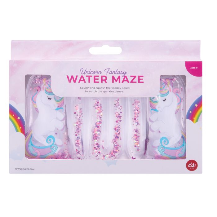 IS Gift Water Maze Unicorn Toy - Fun Interactive Puzzle Game for Kids Birthday Party Favors & Stress Relief Fidget Sensory Play