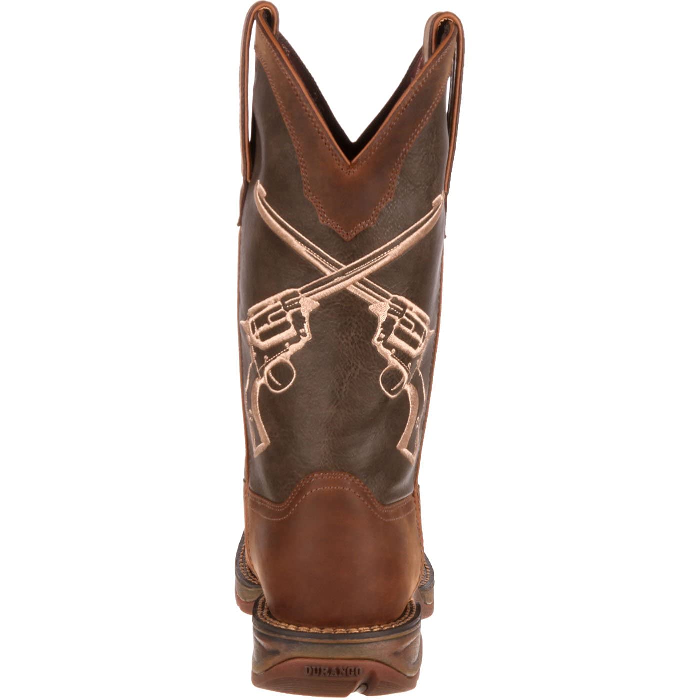 Durango Men's Rebel Western Boot - Genuine Leather Cowboy Boots for Men - Durable & Comfortable Riding Boots for Country, Rodeo & Outdoor Adventures