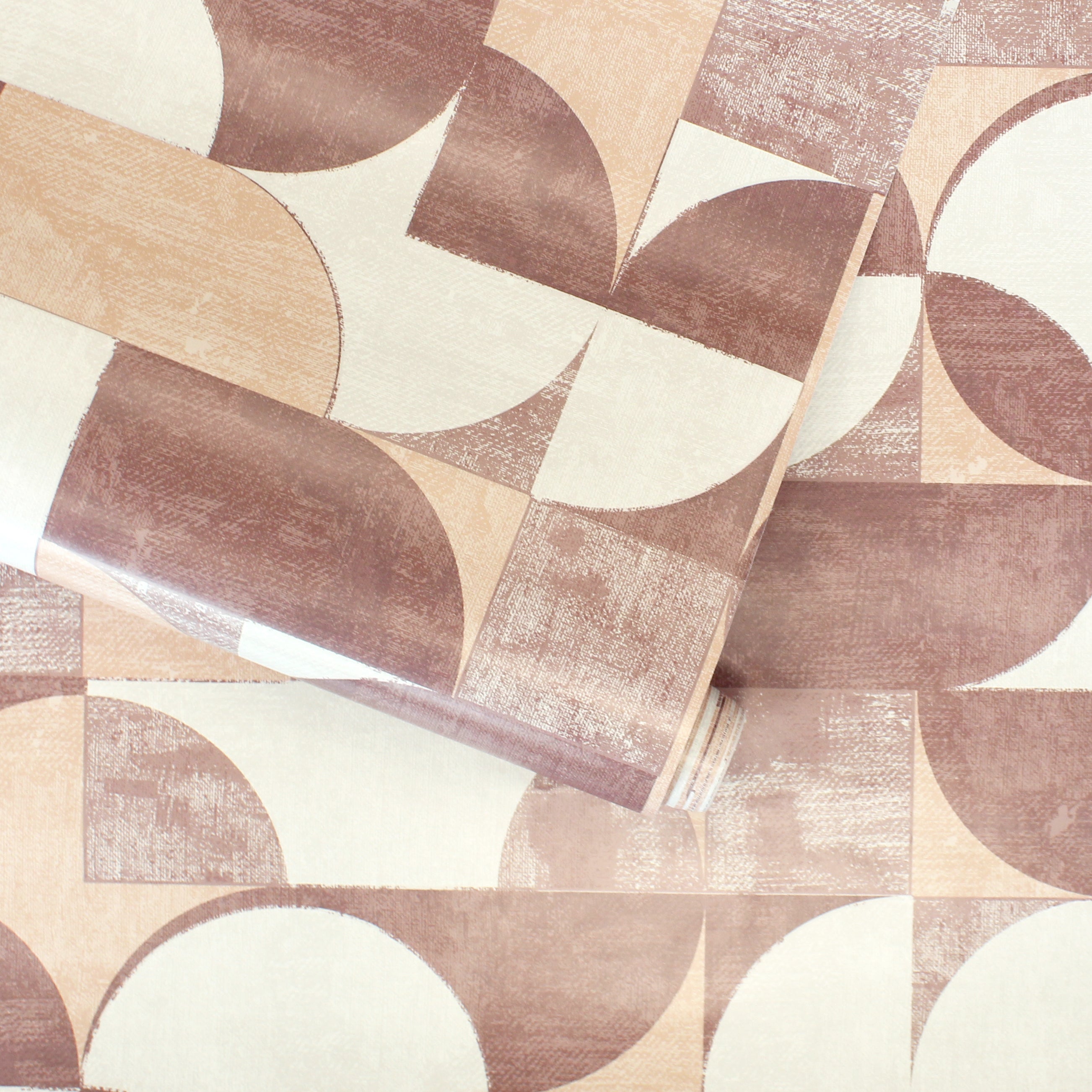 Self-Adhesive Geometric Pattern Wallpaper - Easy Peel & Stick Wall Decor for Bedroom, Living Room & Nursery | Removable & Reusable