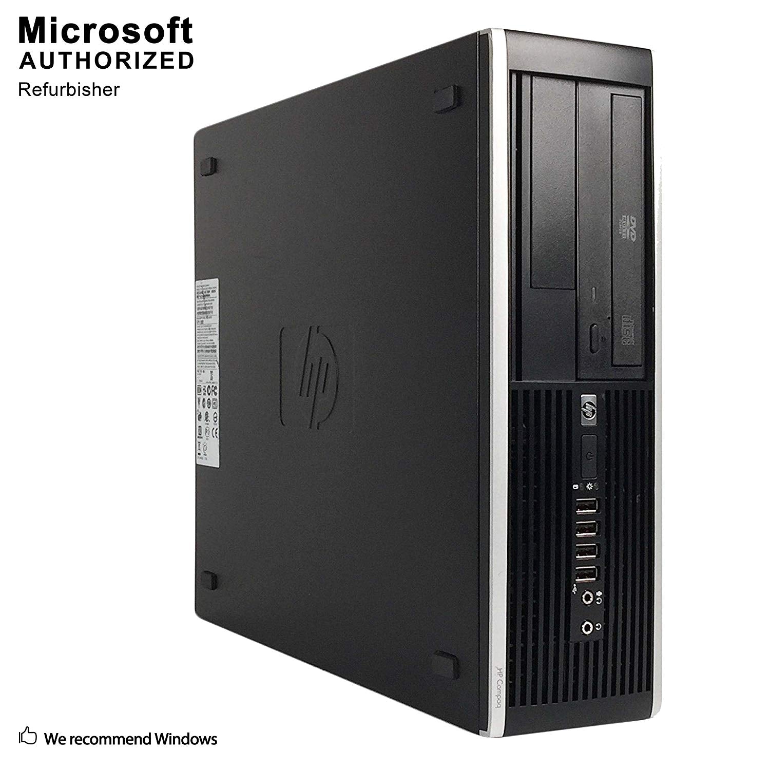 HP 6005 Pro Desktop Computer with Windows 10 Pro, Keyboard & Mouse Bundle - Powerful Business PC for Office Work, Home Use & Gaming
