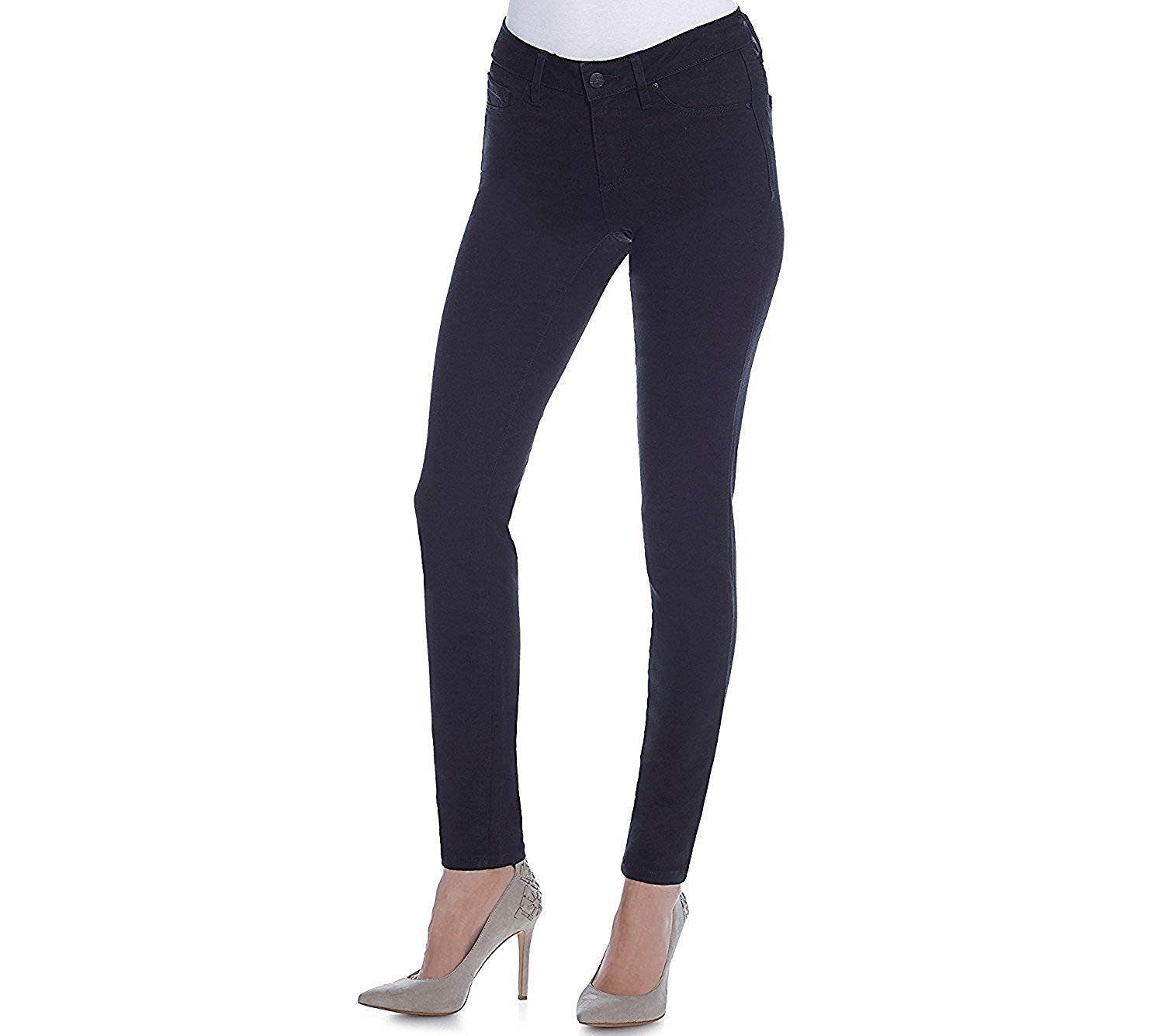 Gloria Vanderbilt Women's Kiss Me Skinny Jeans - High Waist Stretch Denim Pants for Casual Wear & Everyday Outfits