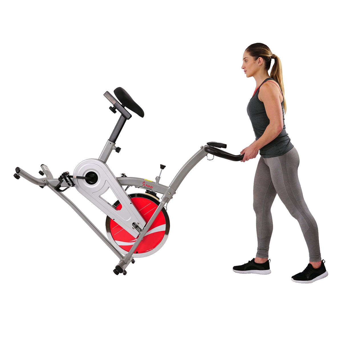 Premium Indoor Cycling Stationary Exercise Bike with Chain Drive - Perfect for Home Gym, Cardio Workouts & Spin Classes