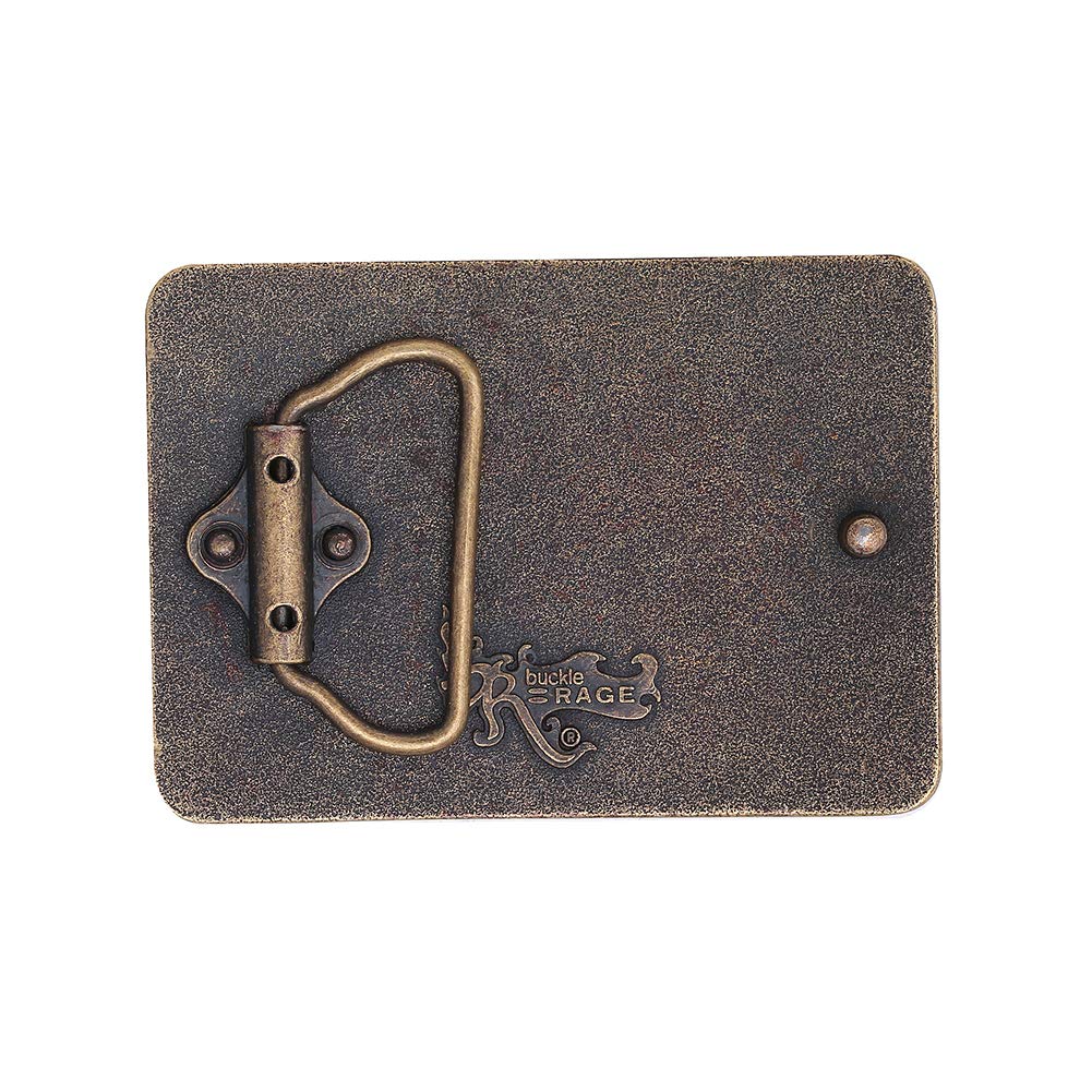 HUABOLA CALYN DIY Western Rodeo Belt Buckle Blank - Rectangle Metal Buckle for Women & Men - Perfect for Custom Belt Making, Cowboy Outfits, and Western Fashion Accessories