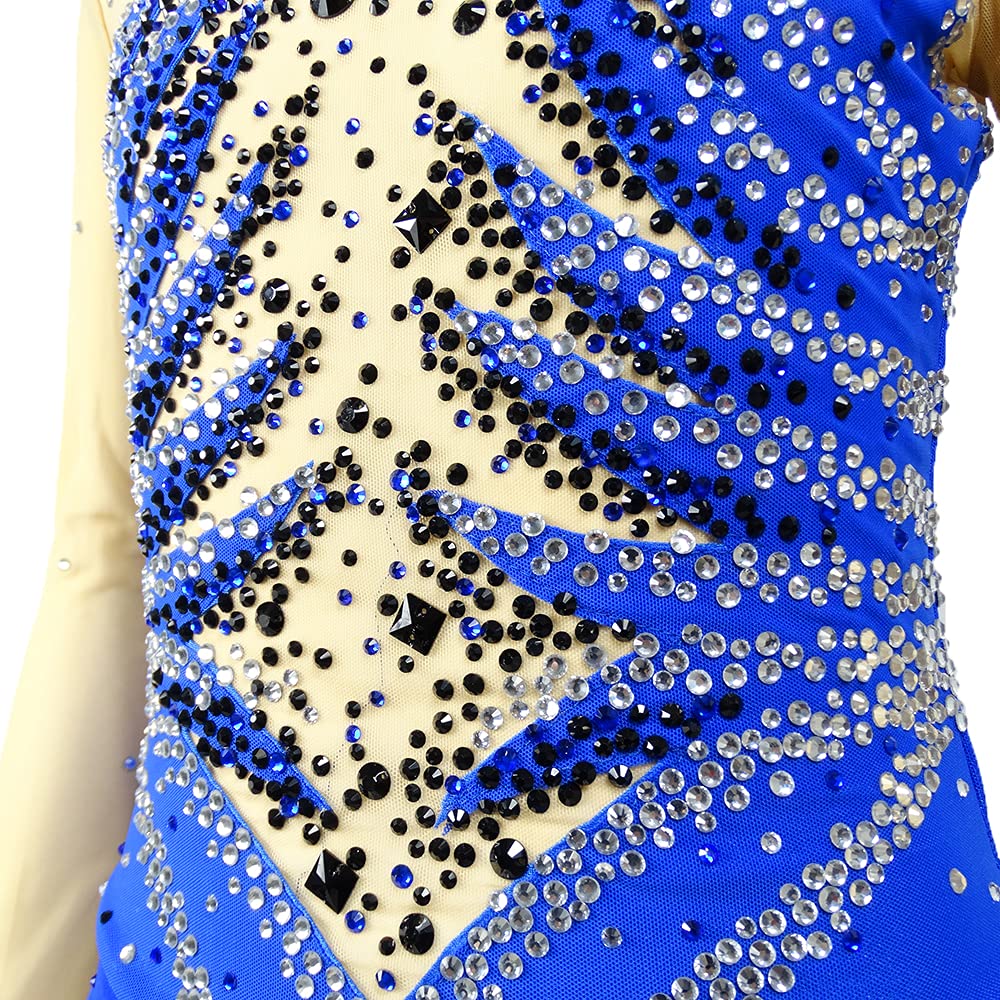 LIUHUO Women's Figure Skating Dress for Girls & Teens - Elegant Colored Ice Skating Costume for Competitions & Performances