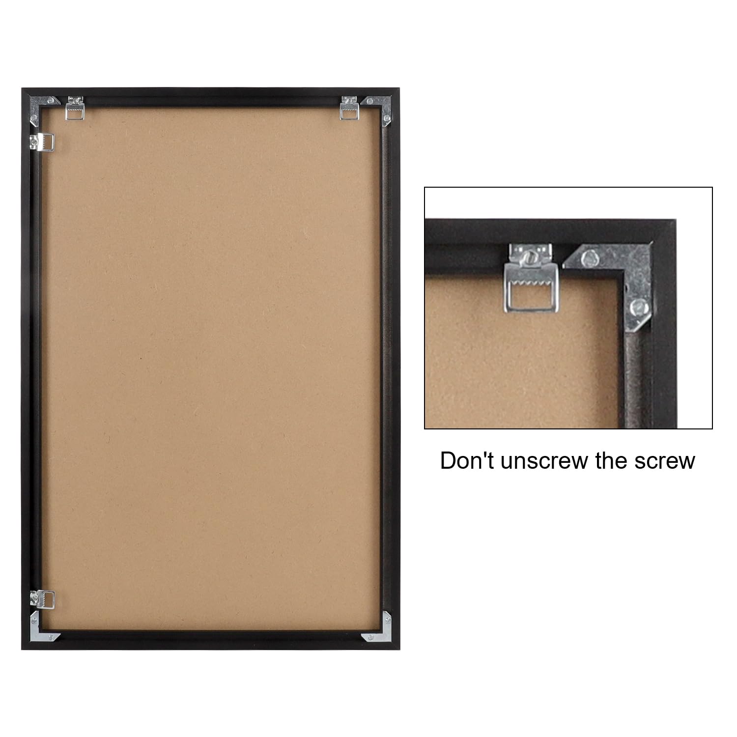 18x38 Inch Black Snap Poster Frame with Plexiglass & Coated Aluminum Profile - Horizontal & Vertical Display (1 Pack) - Perfect for Art Prints, Photos, and Home/Office Decor