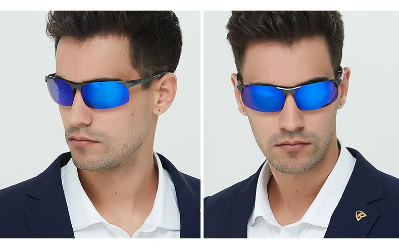Aidien Men's Full Rim Square TR90 Myopic Reading Glasses & Sunglasses - Lightweight & Durable for Indoor Reading & Outdoor Sun Protection