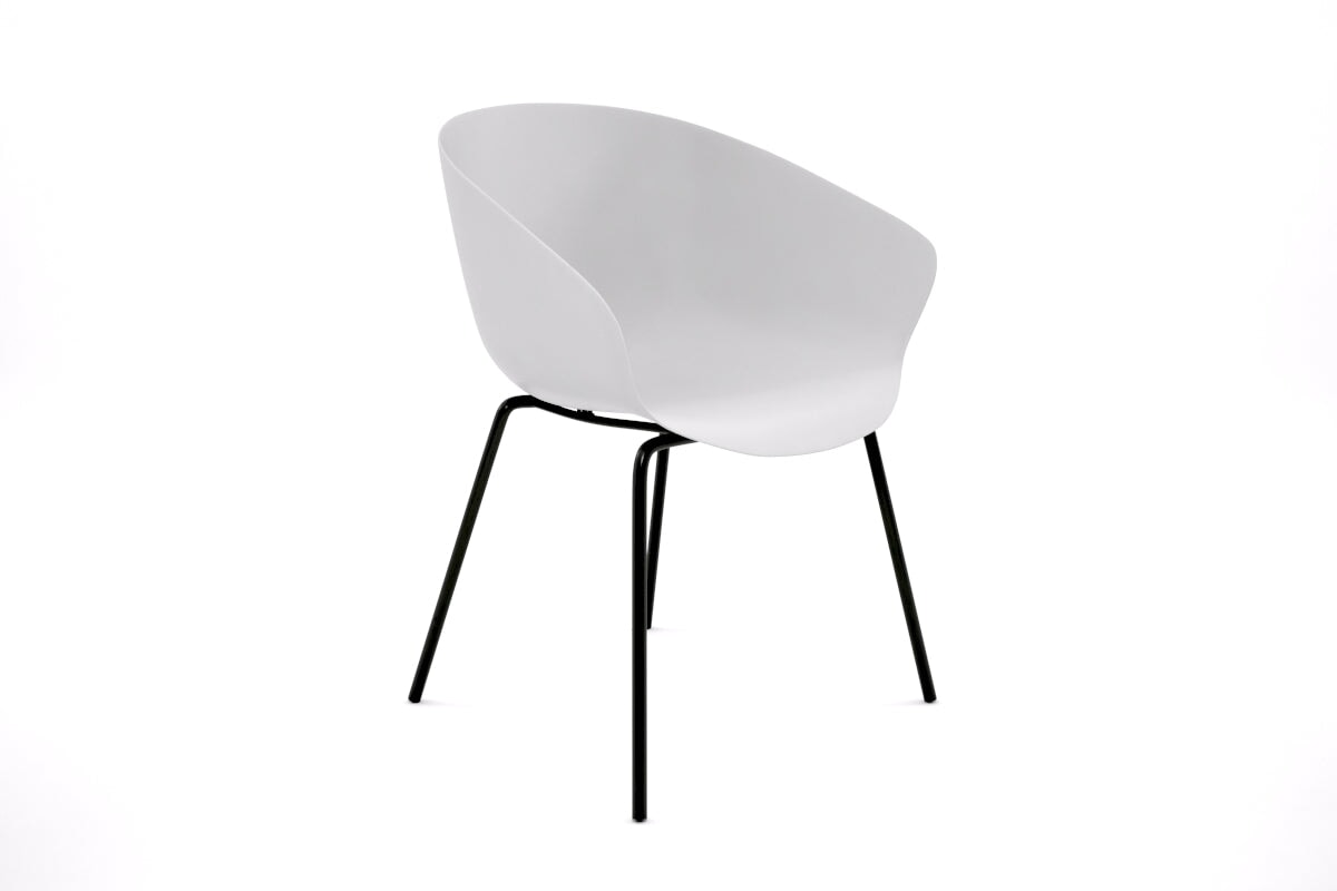 Teddy Plastic Tub Chair with 4 Leg Base - Comfortable and Stylish Seating for Kids' Room, Nursery, or Playroom