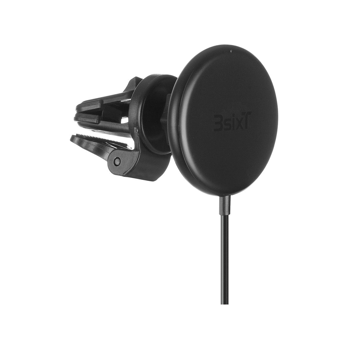 3sixT Magnetic Wireless Car Vent Mount 15W Fast Charger - Secure Phone Holder for iPhone, Samsung & Android - Perfect for Commuting, Road Trips & GPS Navigation