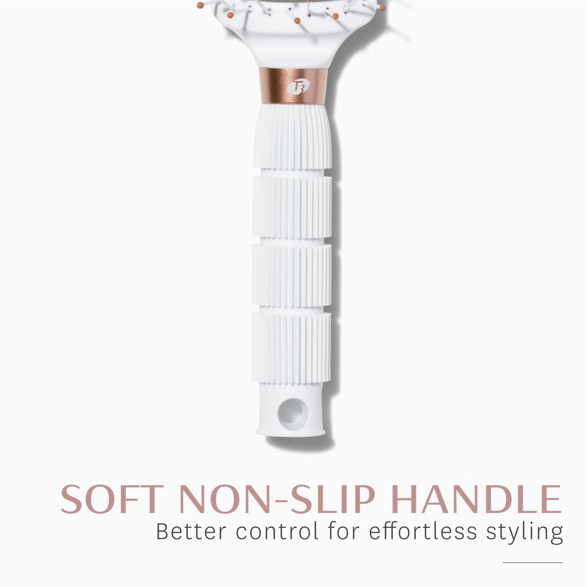 T3 Dry Vent Brush - Hair Styling Tool for Detangling & Volume - Perfect for Home & Salon Use