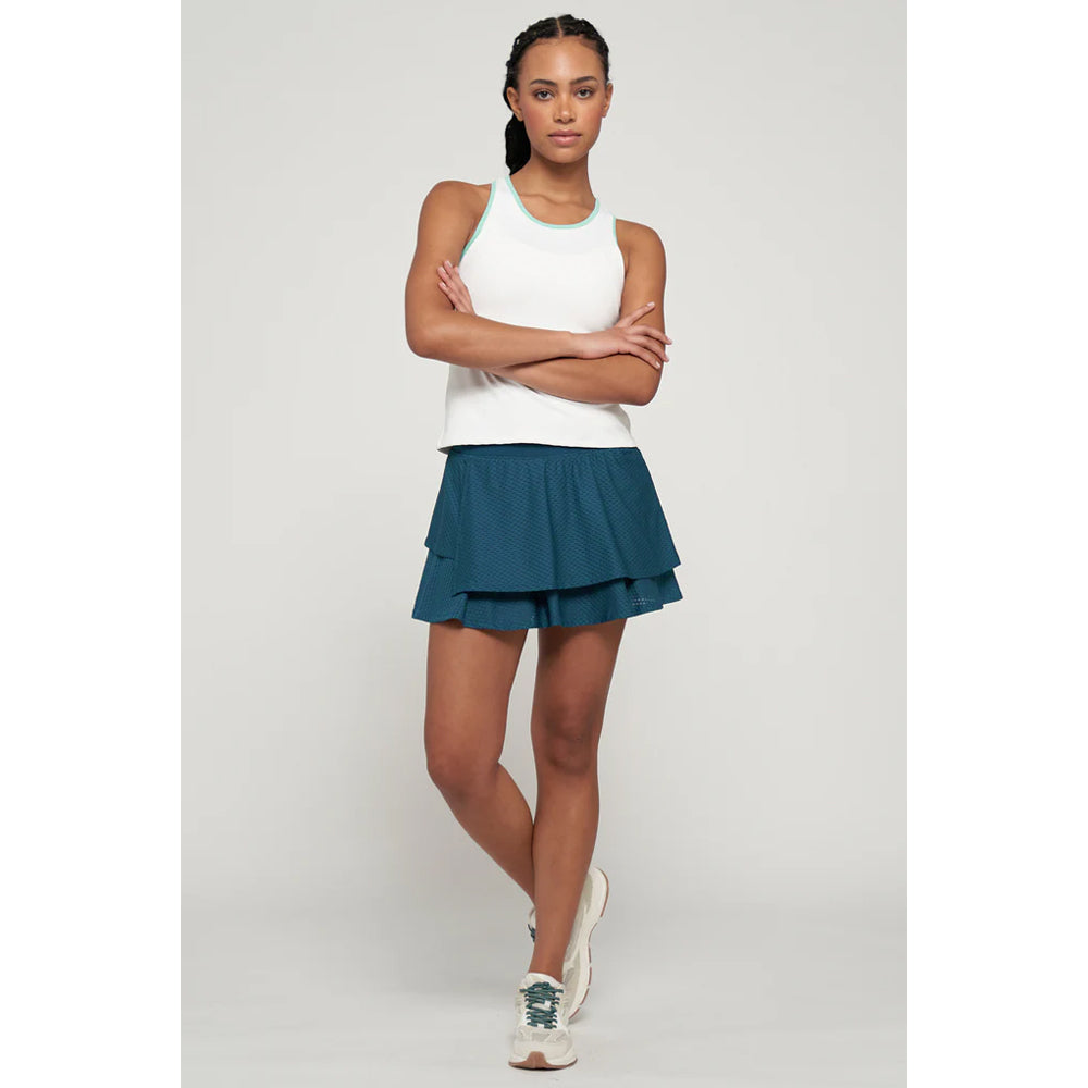 Lija Women's Like A Champion Star Tank Top - White | Workout, Yoga & Gym Essential for Active Women