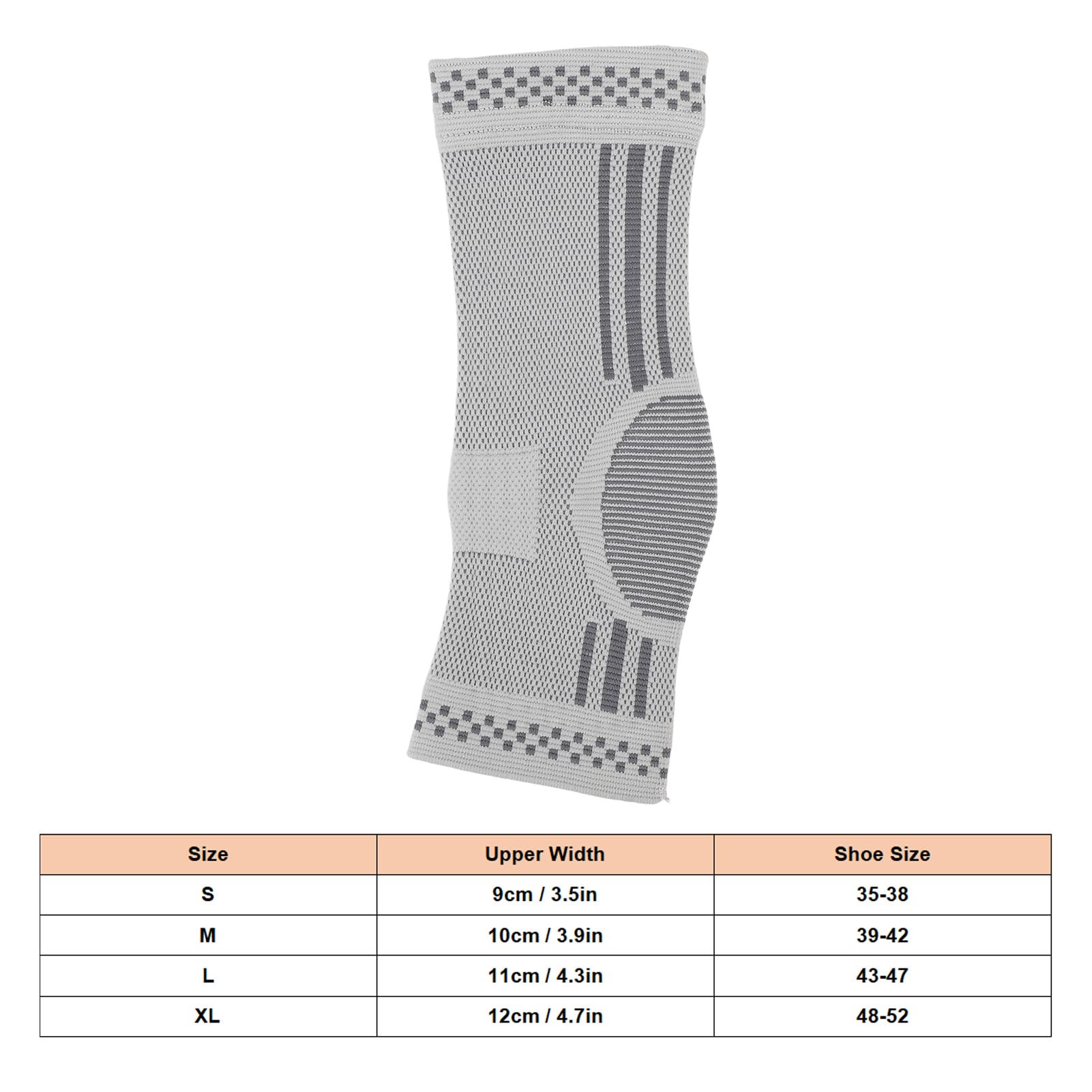 Graphene Heated Ankle Brace - Self Warming Support for Running, Basketball & Sports Injuries - Sweat Wicking Stabilizer for Men & Women (Small) - Perfect for Winter Workouts & Arthritis Pain Relief