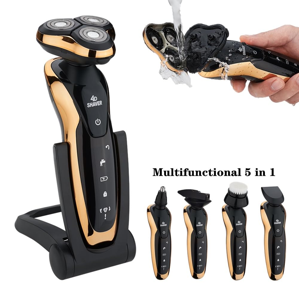 Best Electric Head Shavers for Bald Men - Rechargeable & Washable USB Shaving Machine for Smooth Shaving | Perfect for Travel, Gym & Daily Grooming