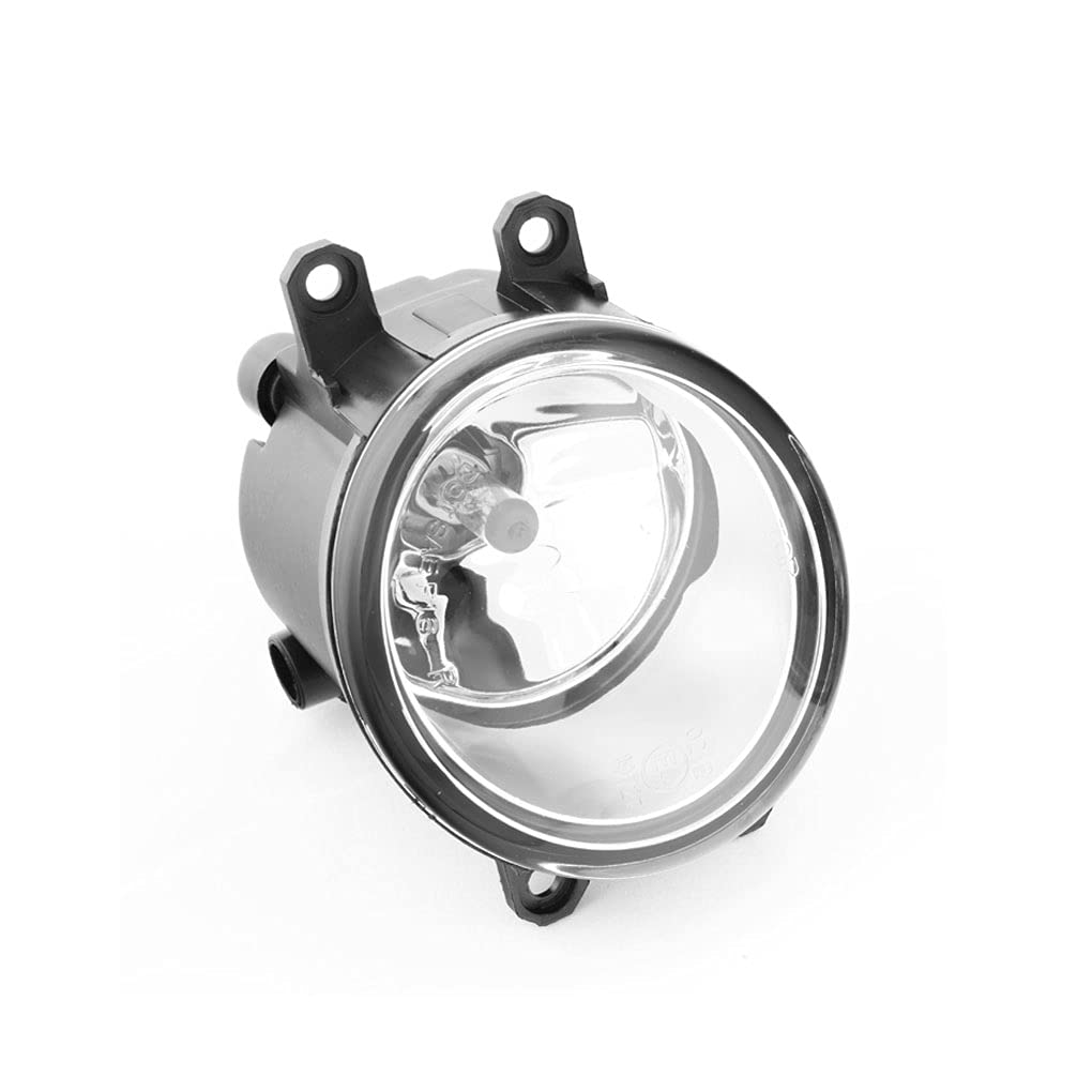 2007-2009 Toyota Camry Fog Lights Replacement - LED Driving Lamps with Chrome Trim Bezels & Switch (Left+Right Pair) - Perfect for Night Driving and Enhanced Visibility