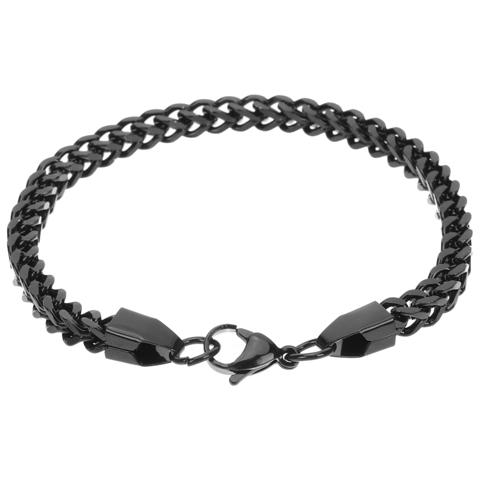 Stylish Men's Chain Bracelet with Lobster Clasp - Durable Metal Cuff Bracelet for Men, Adjustable Link Wristband - Perfect for Gifts, Casual Wear & Formal Occasions