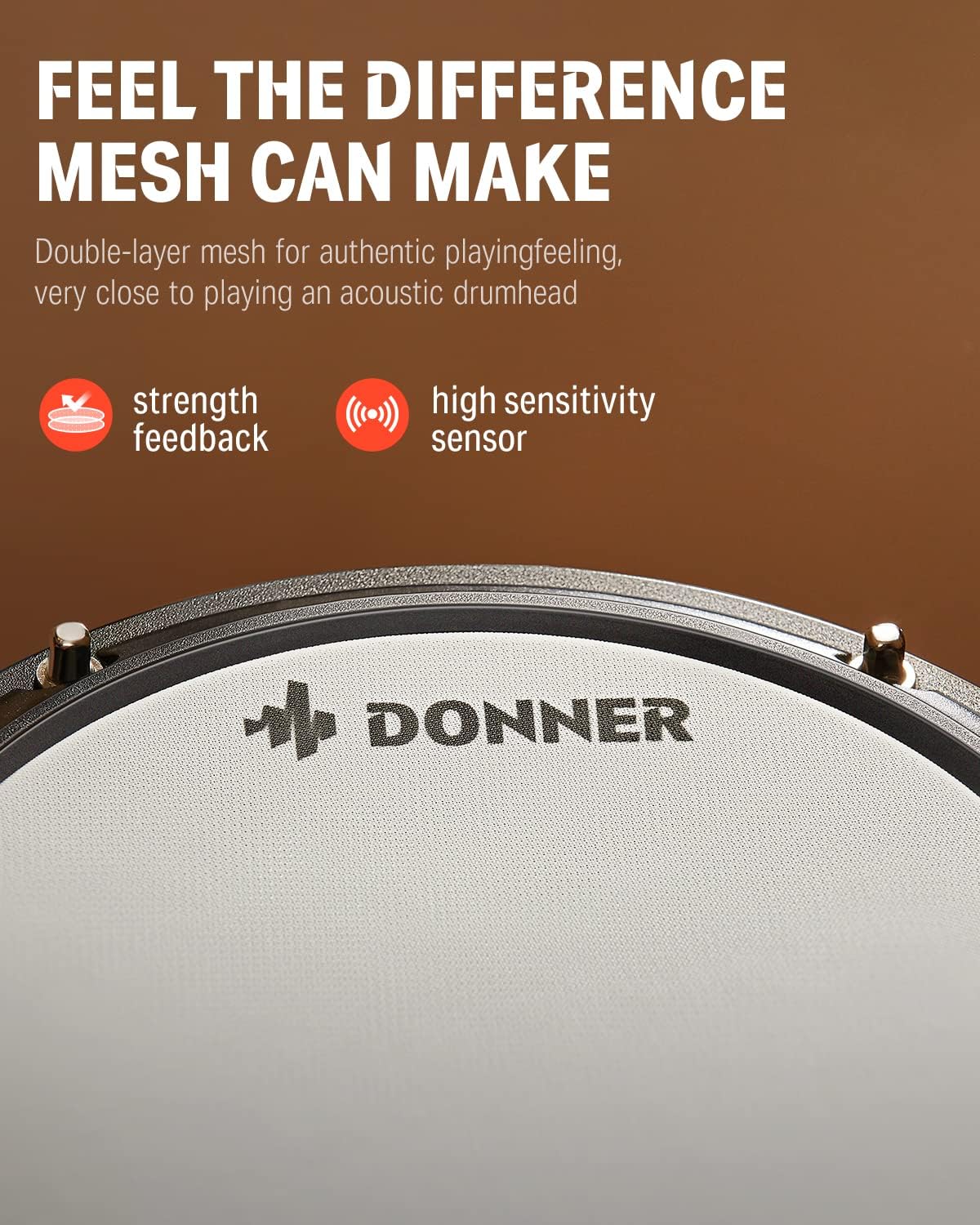 Donner Electric Drum Set with 12