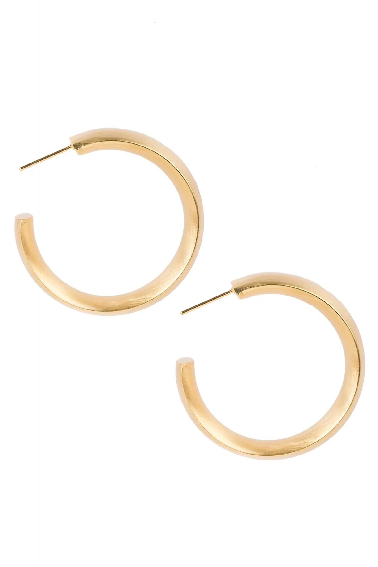 14K Gold Plated Hoop Earrings for Women - Classic Circle Huggie Earrings for Everyday Wear, Party & Gift Giving