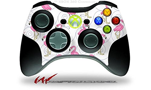 Flamingos Xbox 360 Controller Skin - WraptorSkinz Vinyl Decal for Gaming