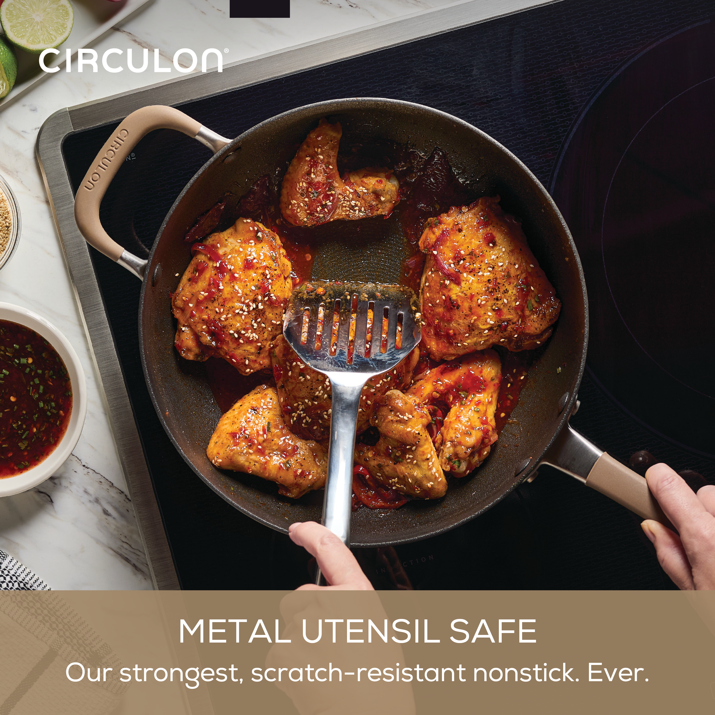 10-Piece Nonstick Cookware Set - Scratch Resistant, Dishwasher Safe for Easy Cleaning | Perfect for Frying, Boiling, and Everyday Cooking