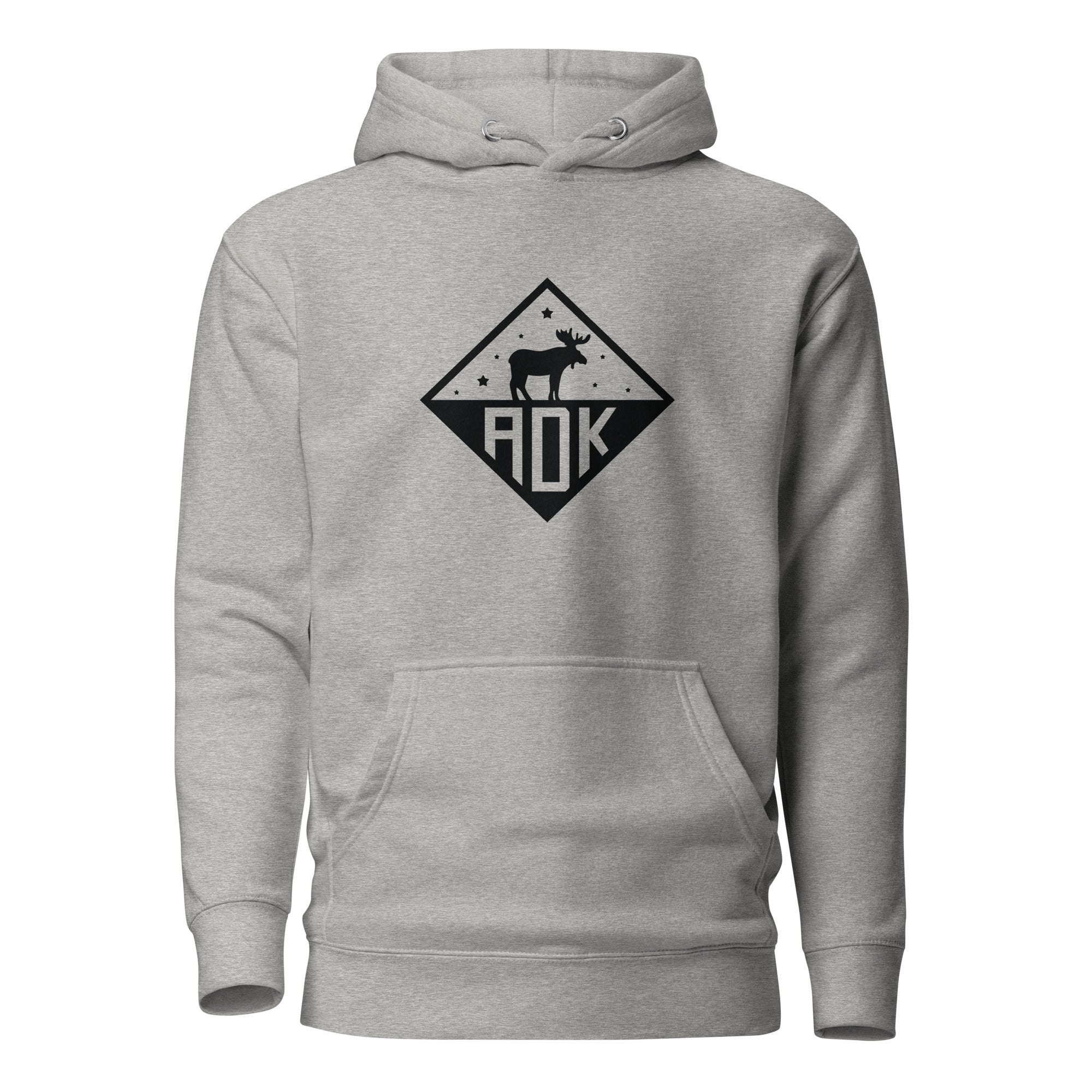 **Moose Trekker Hoodie - Warm Fleece-Lined Winter Hooded Sweatshirt for Men & Women - Perfect for Hiking, Camping & Outdoor Adventures**