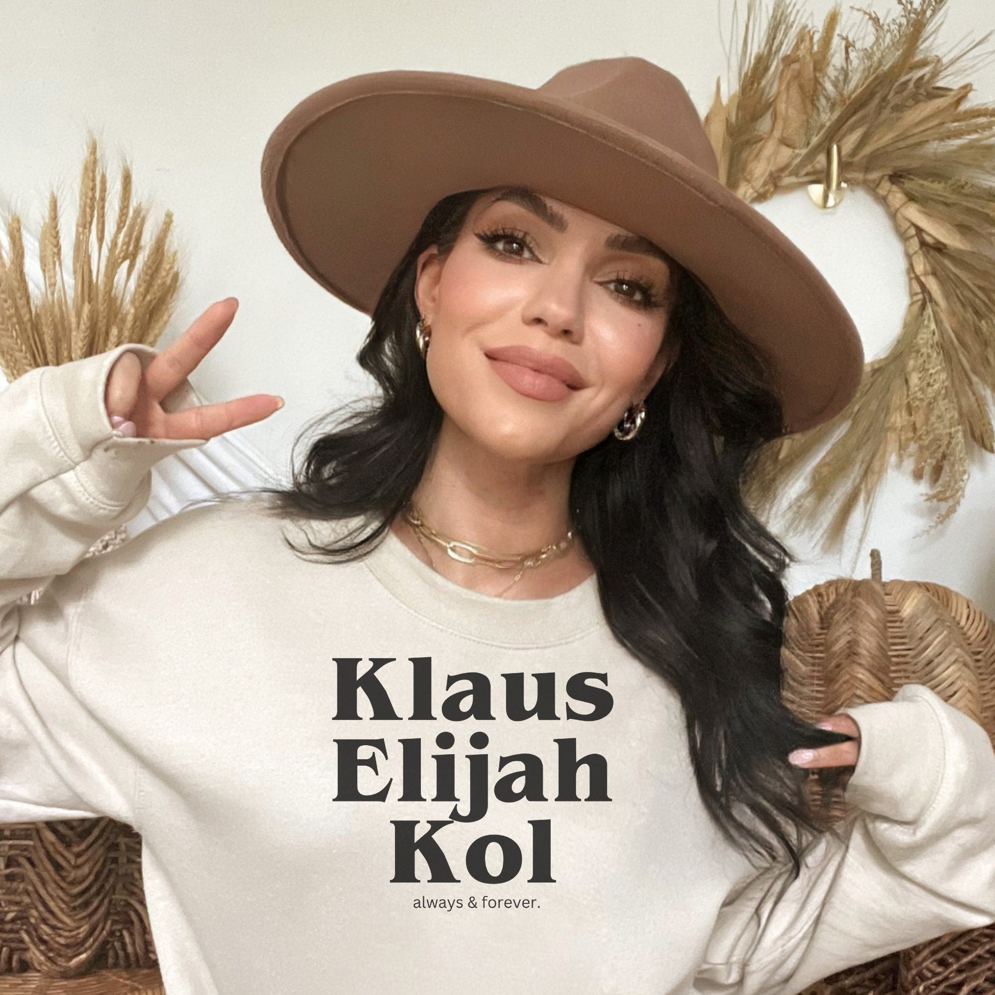 The Originals & TVD Sweatshirt - Klaus, Elijah, Kol Mikaelson Brothers Merch - Perfect Gift for Vampire Diaries Fans | Casual Wear & Fan Conventions