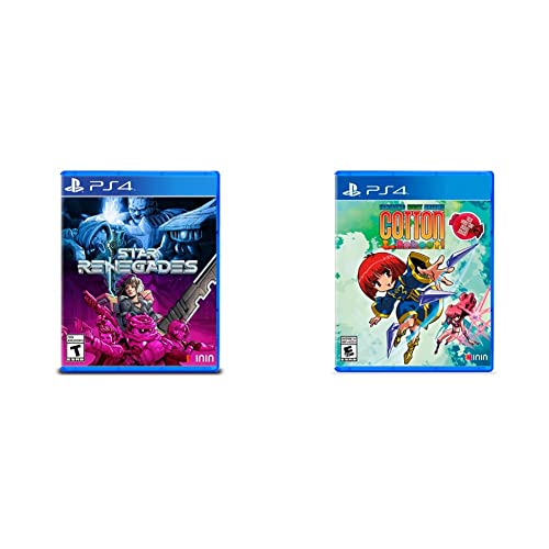 Star Renegades PS4 Game & Cotton Reboot! PlayStation 4 - Action-Adventure RPG & Retro Shoot 'Em Up Bundle for Hardcore Gamers | Perfect for Solo Play & Retro Gaming Nights