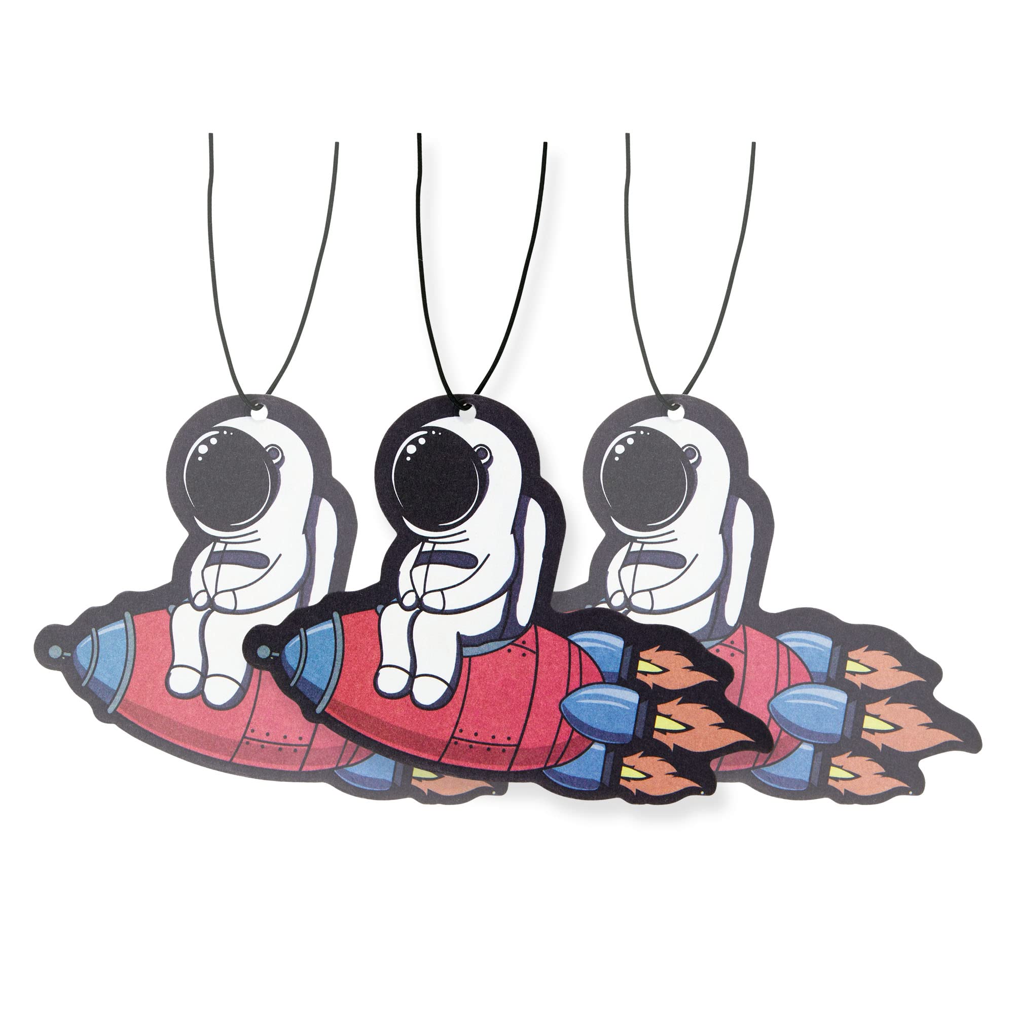 Fresh Fresheners 3-Pack Astronaut Car Air Freshener with Essential Oils - Long-Lasting Scent for Cars, Trucks & Vehicles | Perfect for Road Trips, Commutes & Everyday Driving