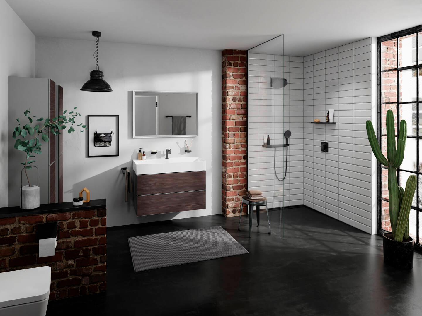 Hansgrohe AddStoris Toilet Paper Holder in Matte Black - Modern Bathroom Tissue Roll Stand for Home & Commercial Use (Model 41753670) | Perfect for Bathrooms, Restrooms, and Powder Rooms
