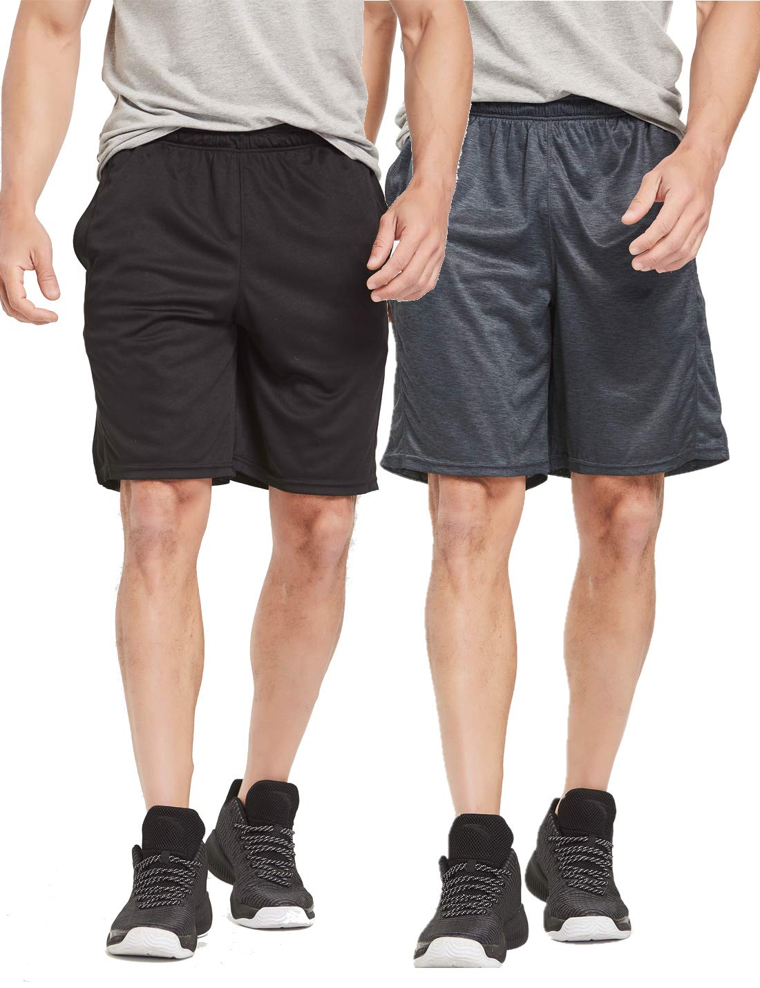 Men's Quick-Dry Performance Running Shorts - Lightweight Gym & Basketball Workout Shorts with Pockets - Ideal for Jogging, Training & Sports Activities