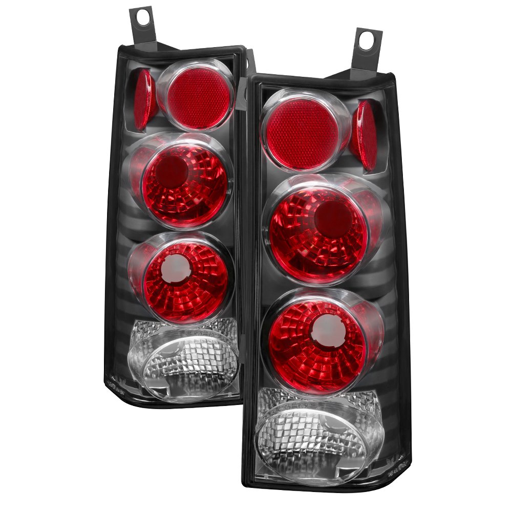 Chevy Express 2003-2008 Euro Style LED Tail Lights - Rear Brake Lamps Replacement - Upgrade for Enhanced Visibility & Style at Night Driving