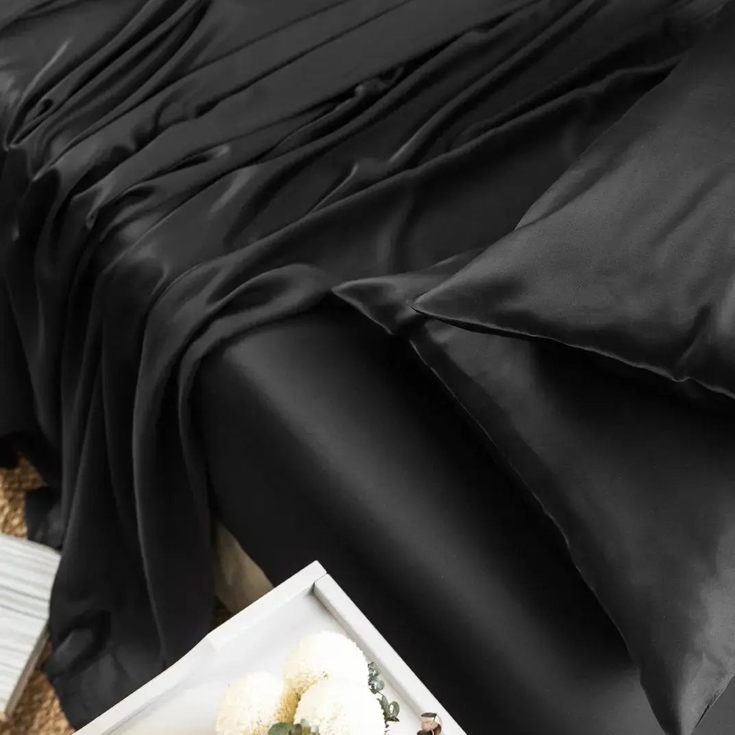 CleanBamboo® Signature Sateen Flat Sheet - 100% Organic Bamboo Bed Sheet Set - Ultra Soft Luxury Sheets for Bed - Perfect for Master Bedroom, Guest Room & Vacation Homes