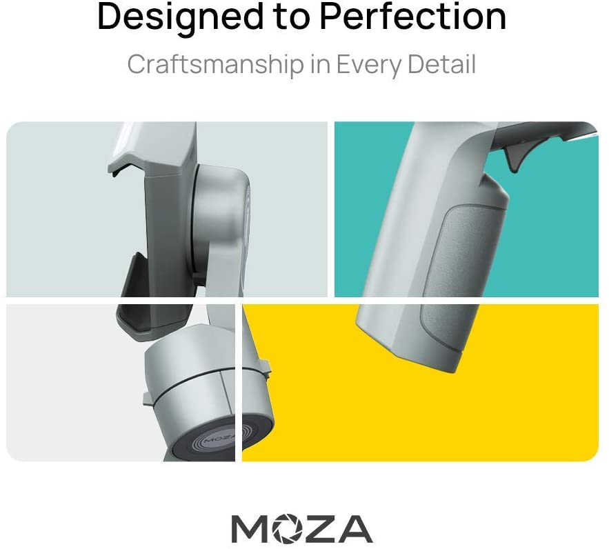 MOZA Mini MX Smartphone Gimbal Stabilizer for iPhone & Android - 3-Axis Handheld Gimbal for Smooth Videos & Vlogging - Perfect for Travel, YouTube & Social Media Content Creation
