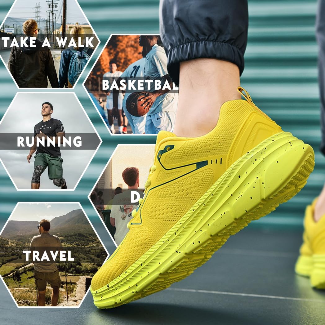 **Lightweight Breathable Running Shoes for Women & Men – Non-Slip Comfortable Sneakers for Road Running, Jogging & Gym Workouts**