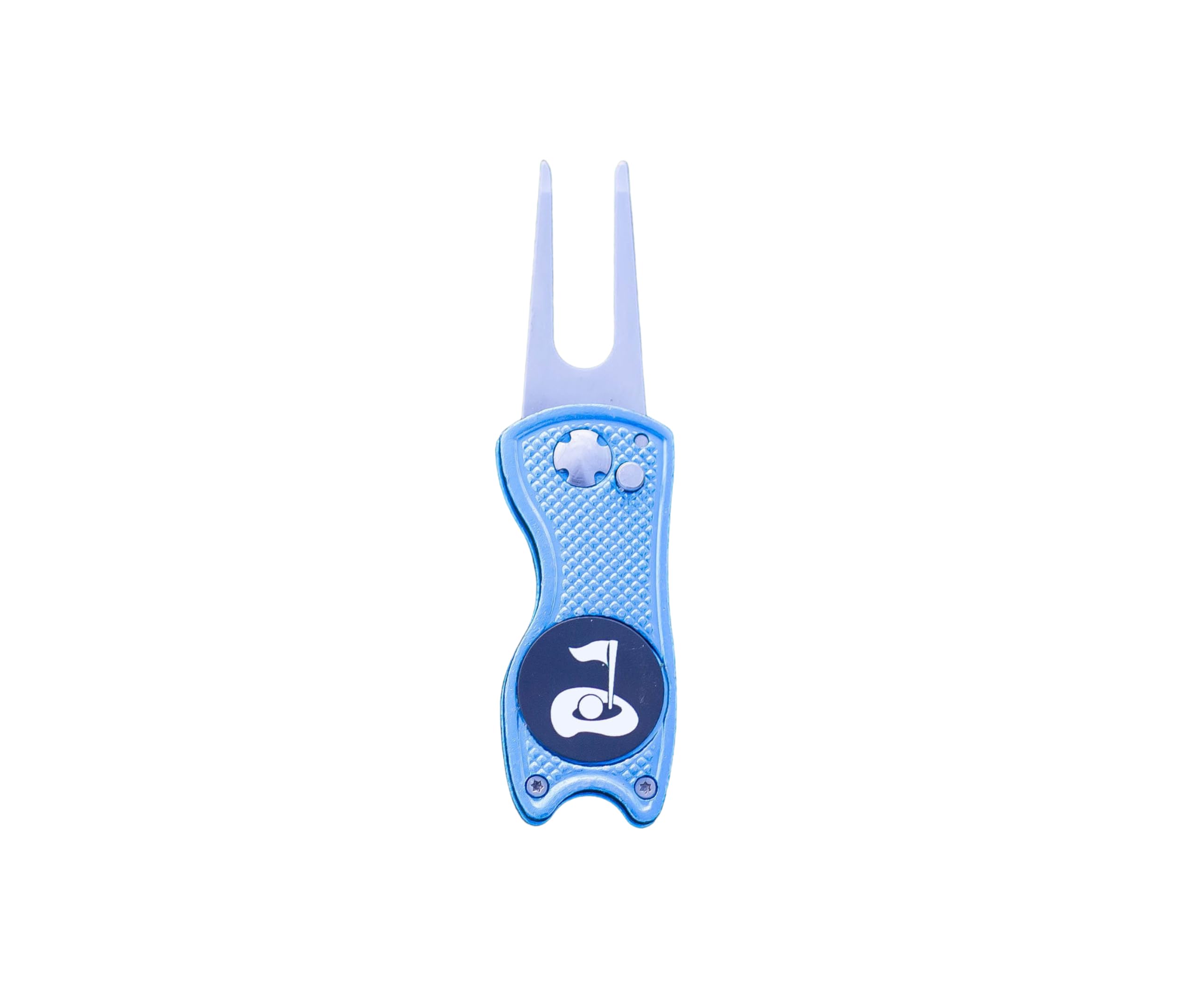 Metal Golf Divot Repair Tool with Ball Marker & Clip - for Golf Course Use
