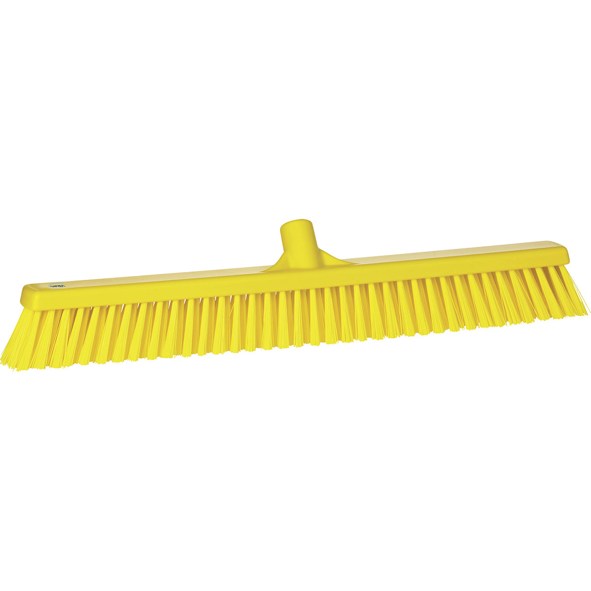 24 Vikan Combo Soft & Stiff Broom Head - Dual Texture for Efficient Cleaning - Perfect for Kitchens, Warehouses, and Industrial Use
