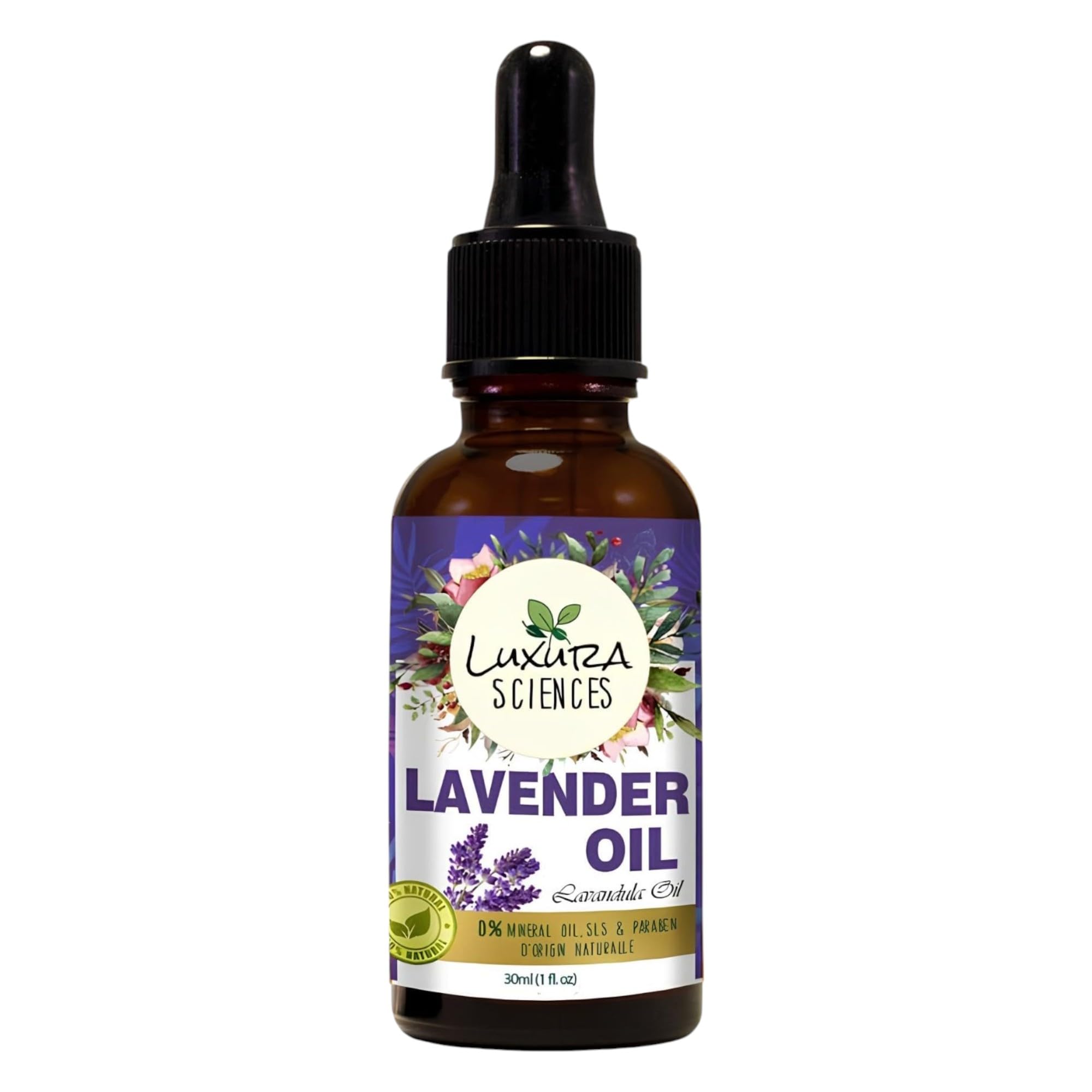 Luxura Sciences Organic Essential Oil Set - 5x15ml Anti-Aging Kit with Lavender, Lemon, Ylang Ylang, Avocado & Vitamin E Oil | Pure Aromatherapy Oils for Skin Care, Massage & Relaxation