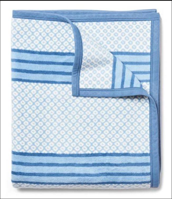 ChappyWrap Captain's Classic Light Blue Fleece Blanket - Ultra Soft & Warm Throw for Adults - Perfect for Couch, Bed, Sofa & Travel - Cozy Home Decor Gift